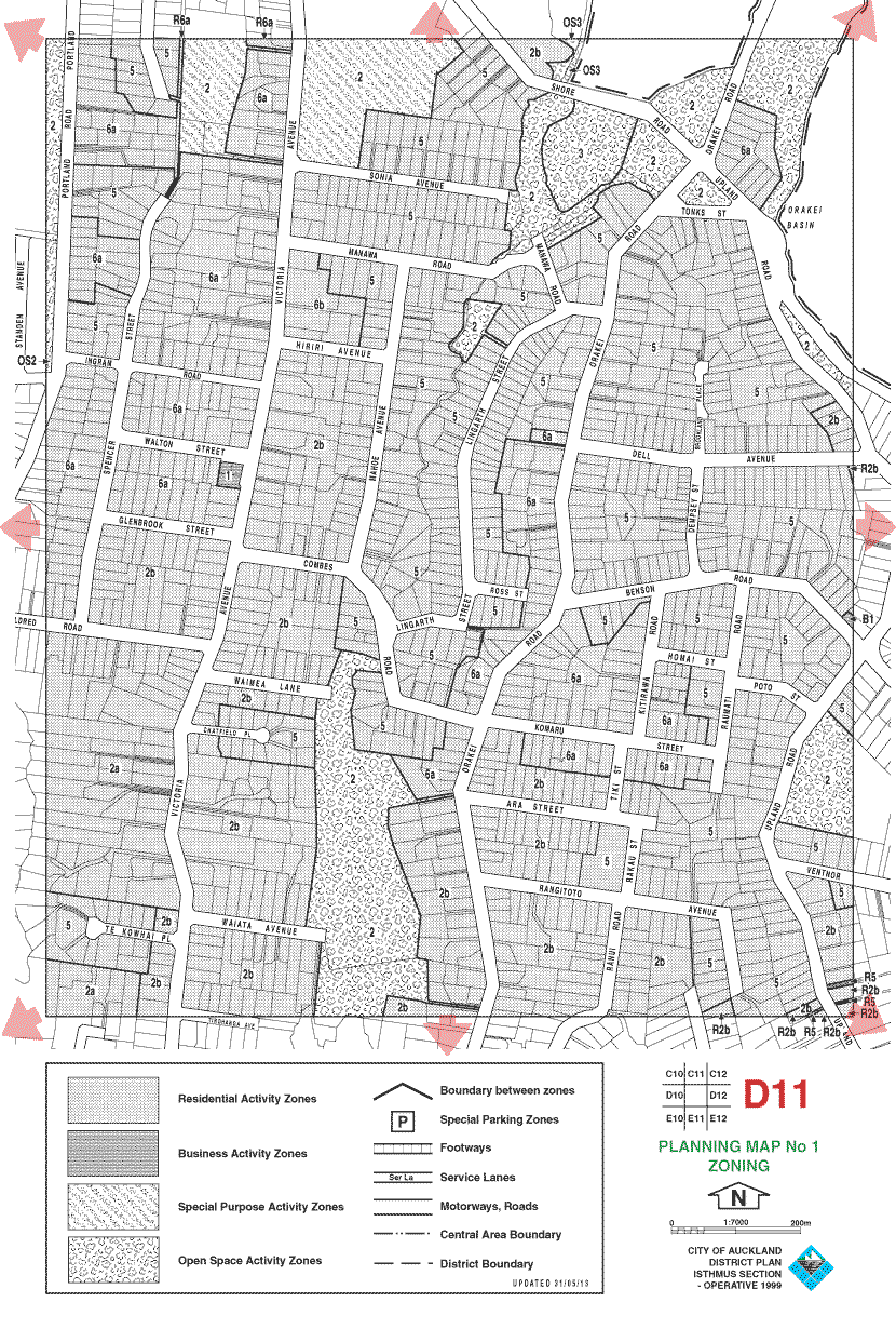 Planning Map now loading (178k) - please wait....