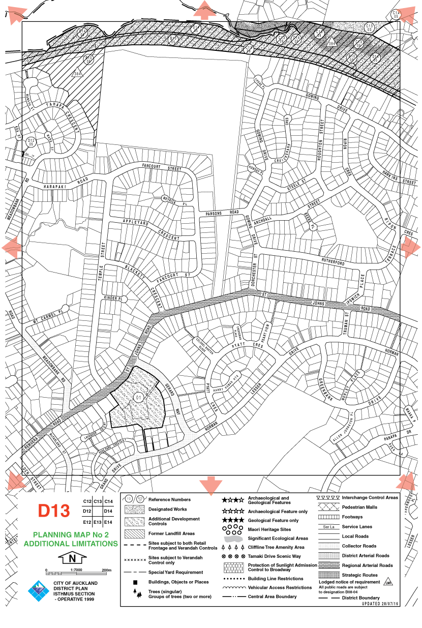 Planning Map now loading (124k) - please wait....