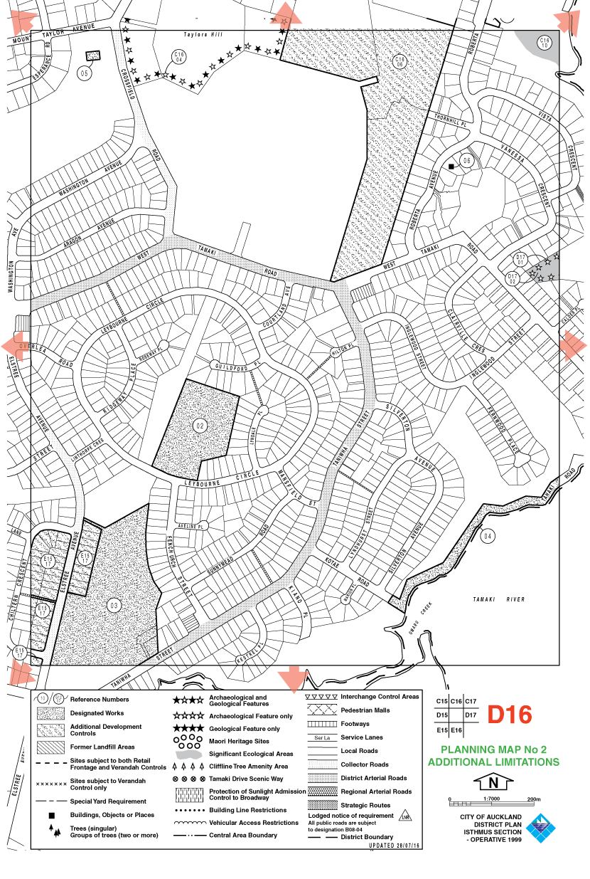 Planning Map now loading (126k) - please wait....