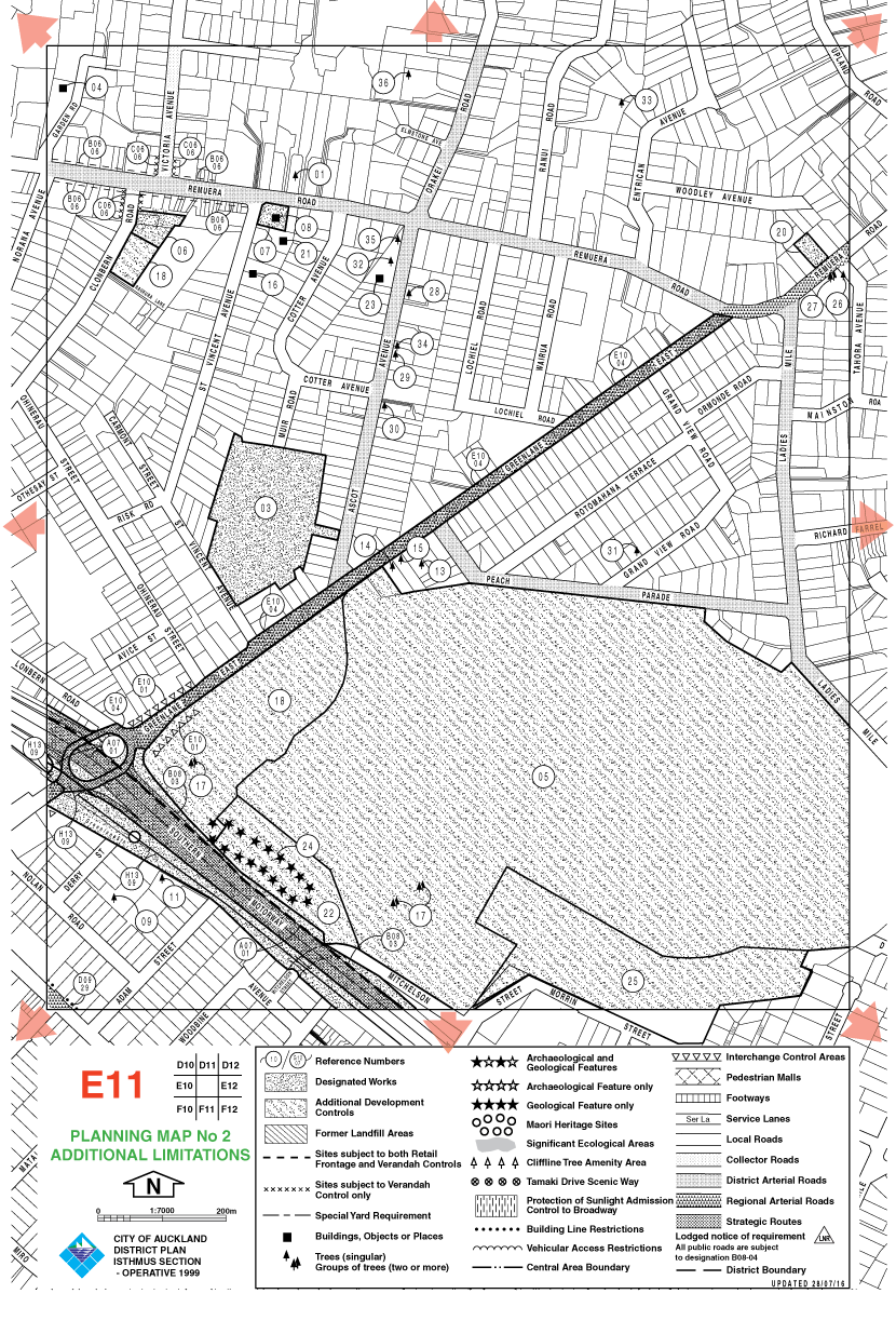 Planning Map now loading (168k) - please wait....