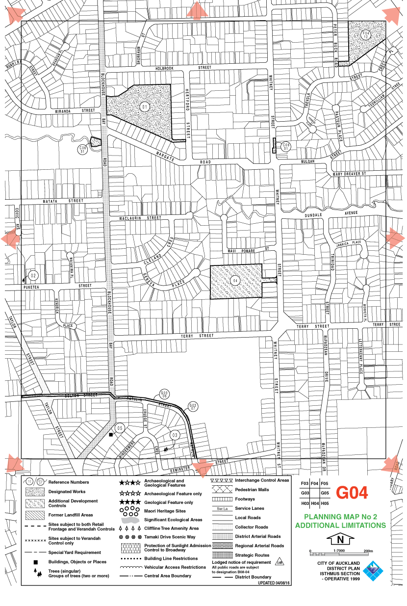 Planning Map now loading (115k) - please wait....