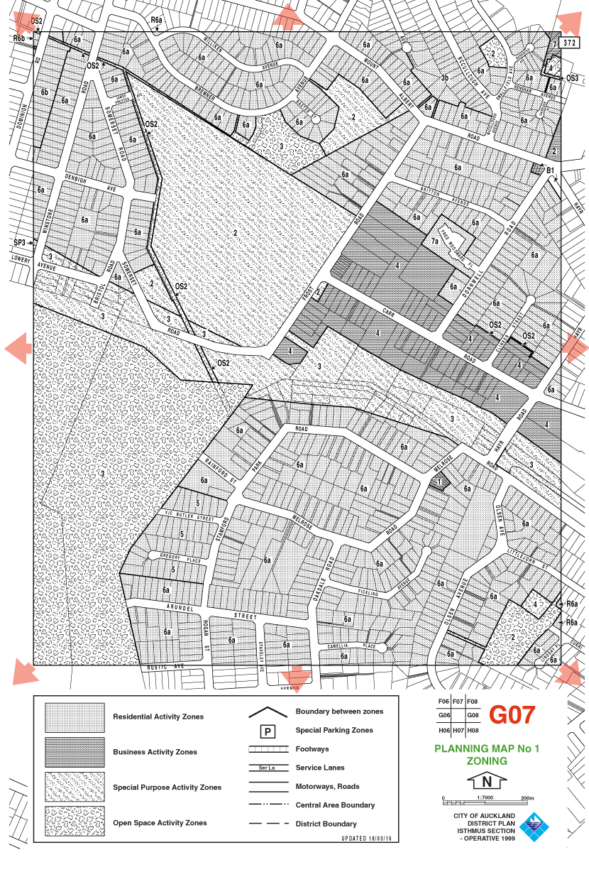 Planning Map now loading (216k) - please wait....