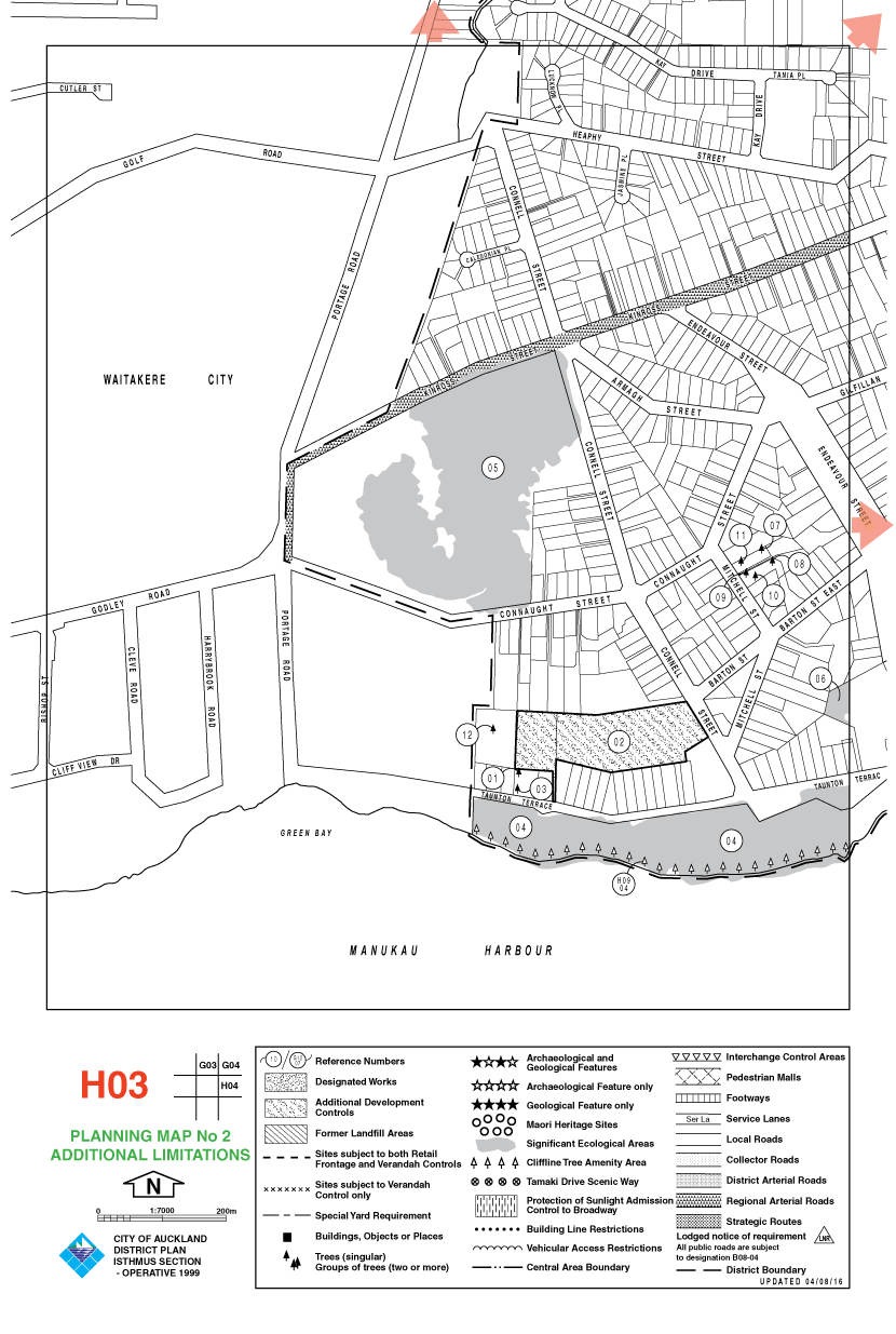 Planning Map now loading (77k) - please wait....