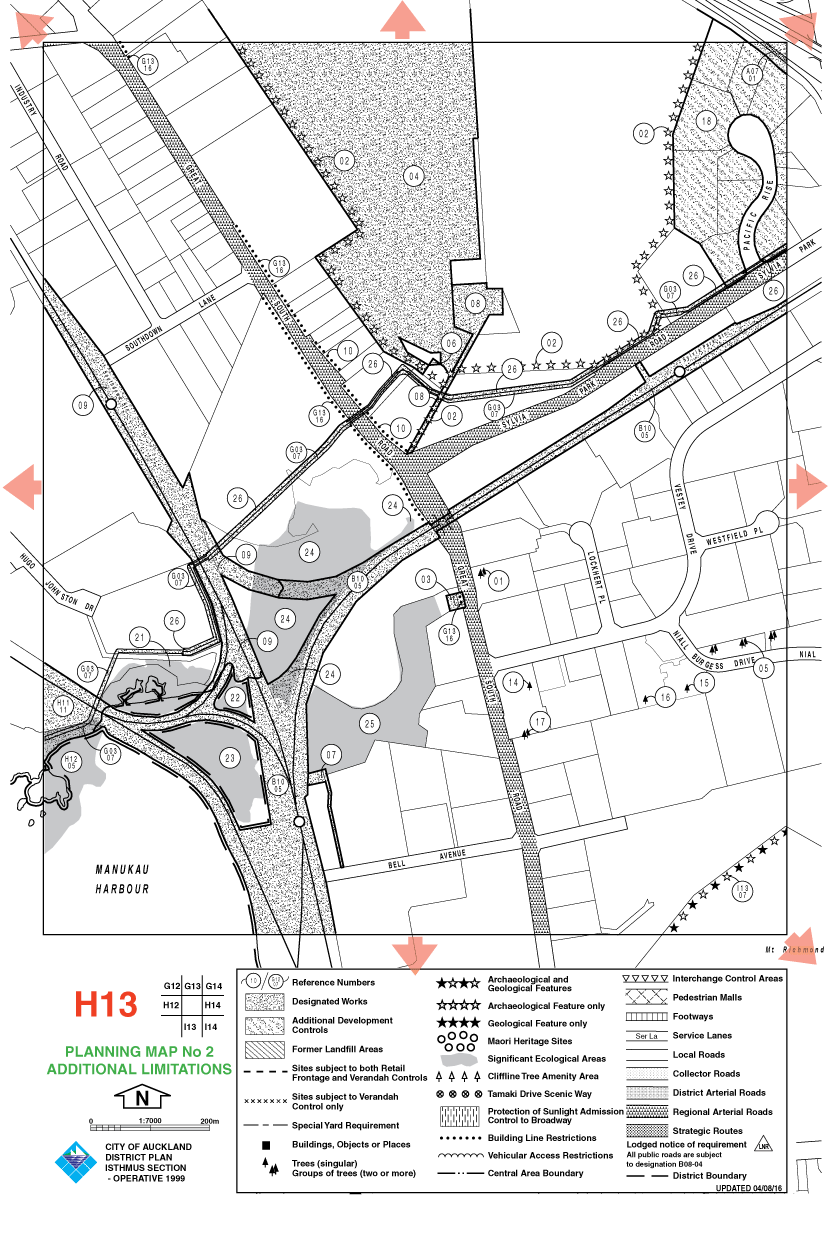 Planning Map now loading (113k) - please wait....