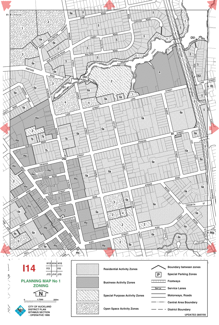 Planning Map now loading (207k) - please wait....