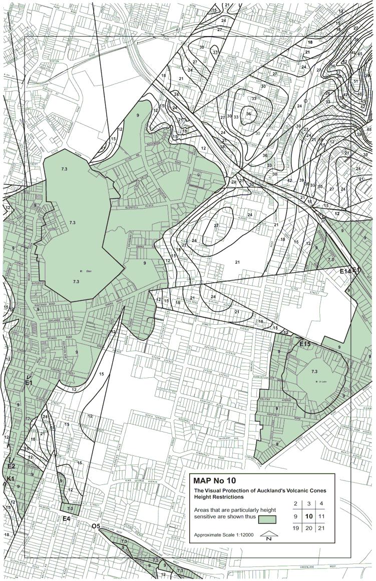 Operative District Plan Height Restriction Maps