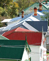 Rooftops. 