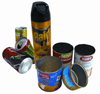 Aluminium and tin cans