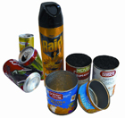 Image of aluminium and tin cans