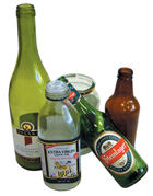 Image of glass bottles and jars