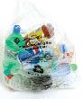 Official clear recycling bag