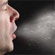 Man sneezing.